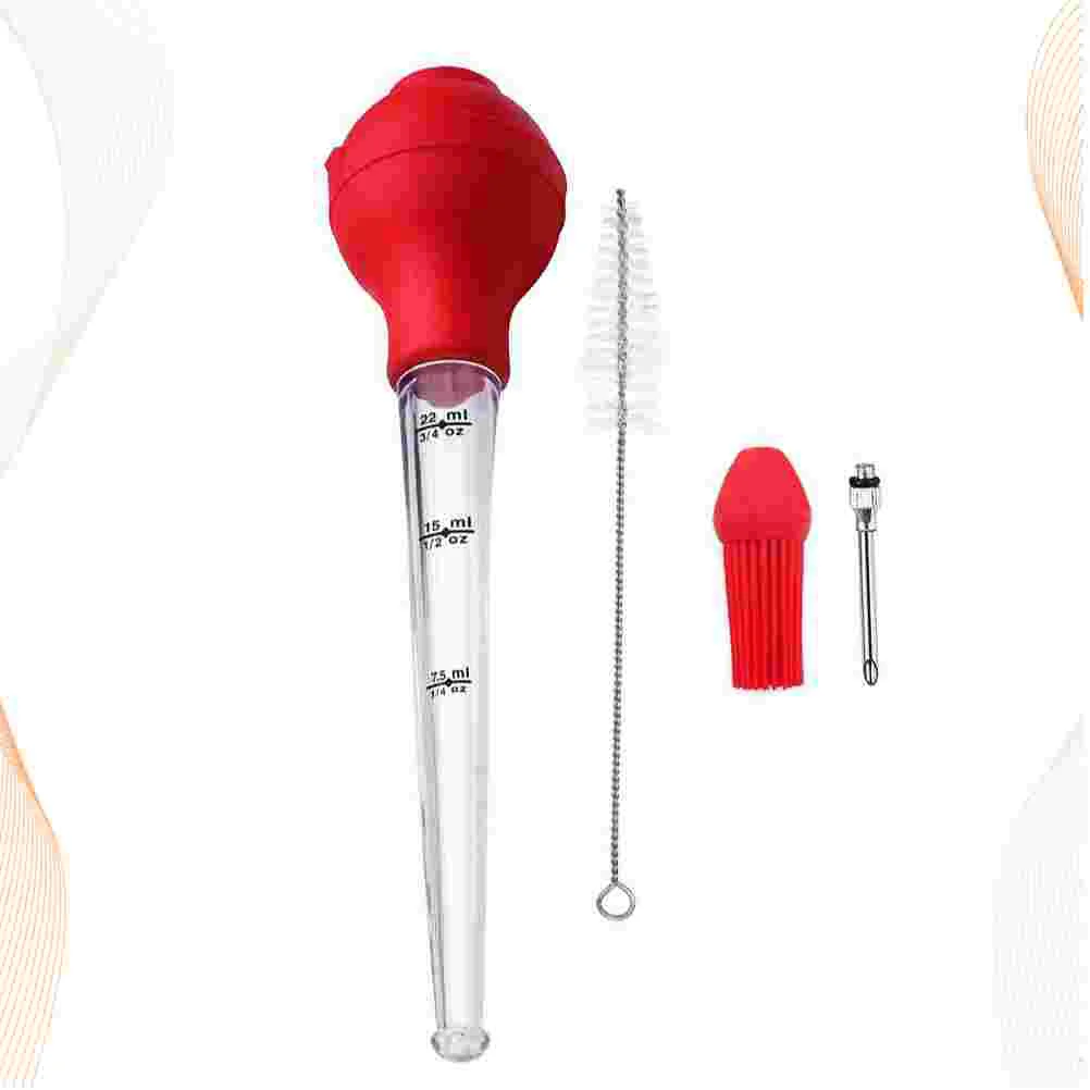 

for Turkey Baster Barbecue Tool Seasoning Pump Practical Useful Durable 1 Set