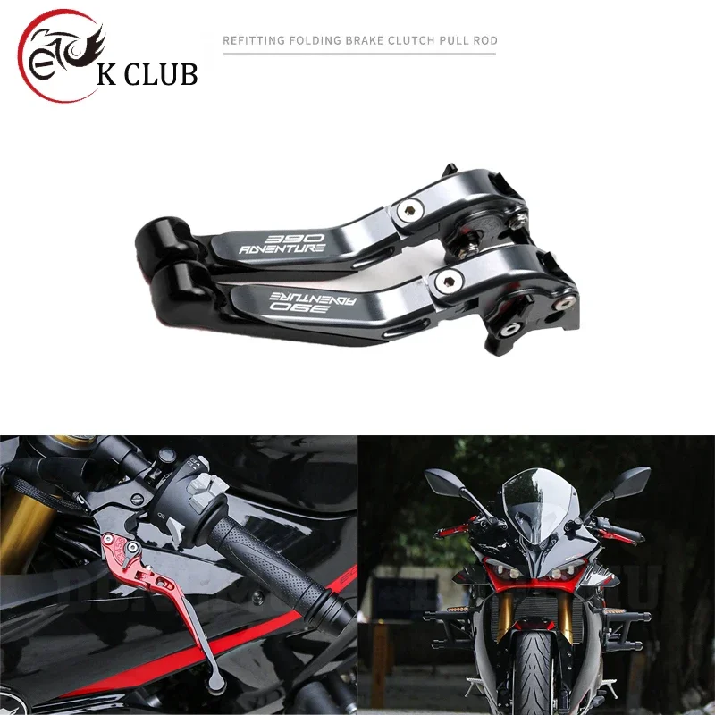 

For 390 ADV 390 ADVENTURE 390 adventure 2019-2023 Motorcycle CNC Foldable Brake Clutch Levers Adjustable