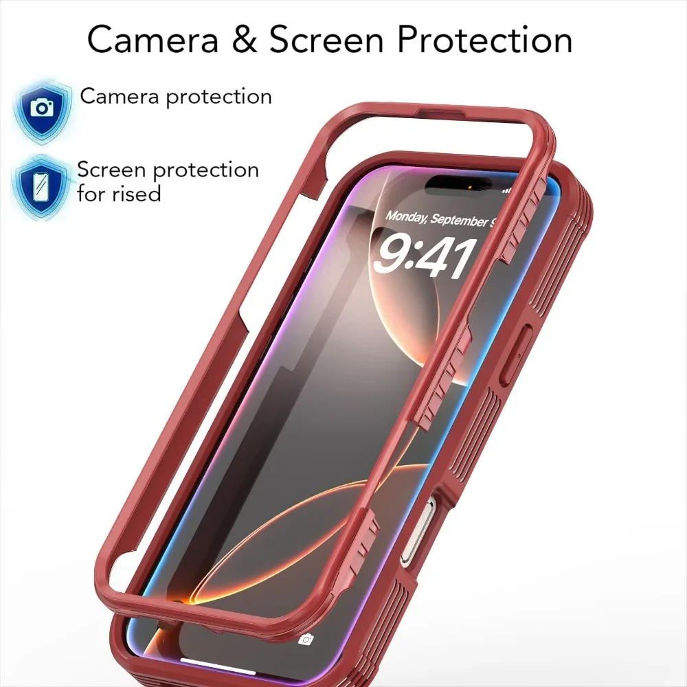 Прозрачный акриловый чехол для телефона с кобурой ремня iPhone 16 Pro Max 15 14 Plus 13 12 11
