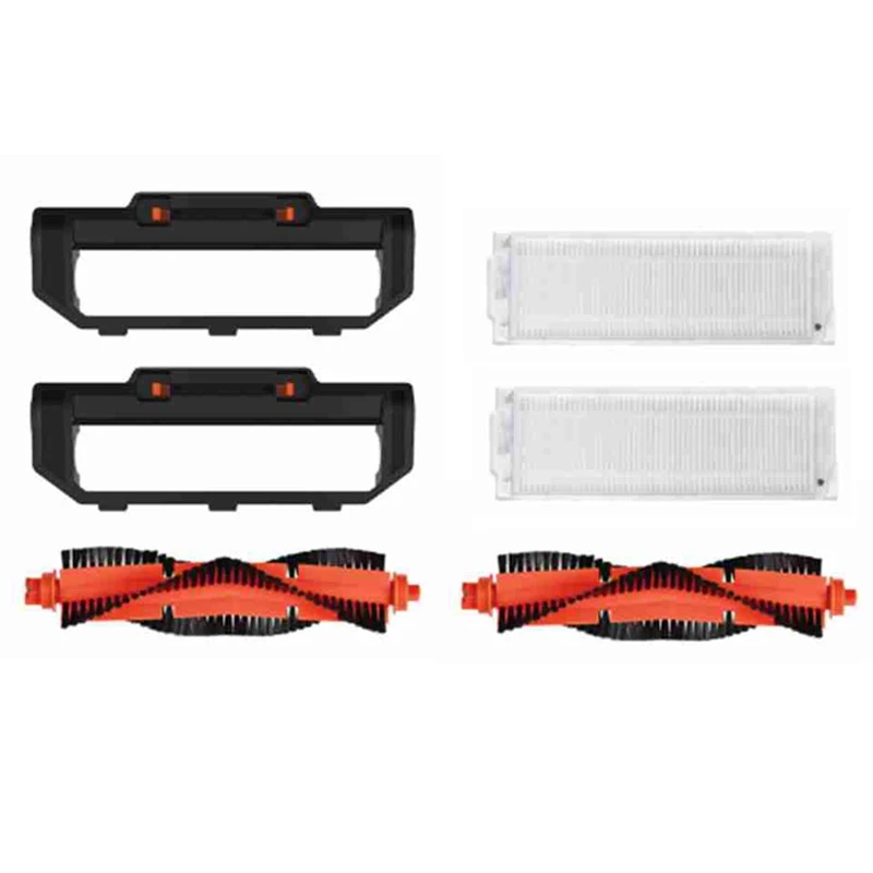 

6Pcs Robot Vacuum Accessories For Xiaomi STYTJ02YM Robot Vacuum Cleaning Robot Main Roll/Side Bruh/Air Filter/Mop Cloth