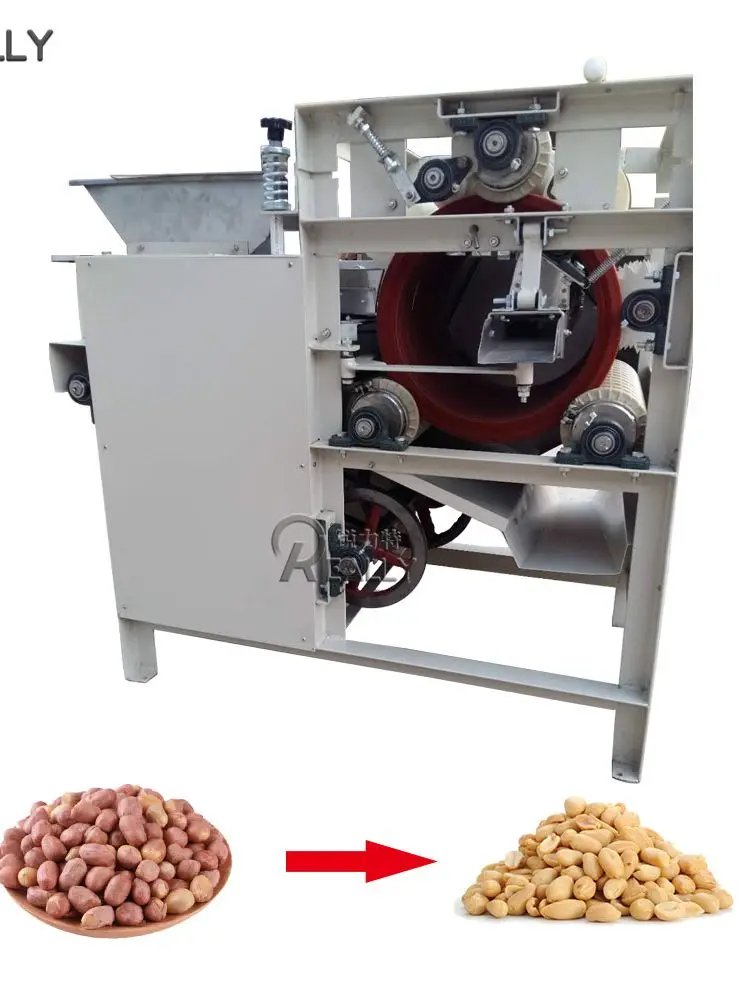 

200kg/h Commercial Automatic Groundnut Red Skin Peeler Dry Peanut Peeling Machine/Dry Coffee Bean Peanut Sheller For Sale