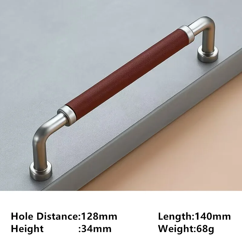 

Ручки для ящиков из цинкового сплава и кожи