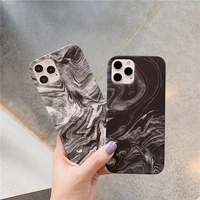 silicone phone case for iphone 13 12 x xs 11 pro max xr 8 7 plus se 2022 cover marble shell hard case for apple iphone 11 7 8