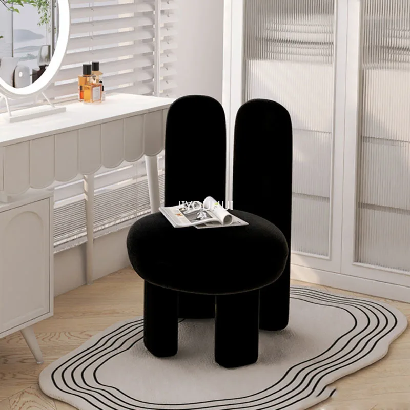 

Makeup Modern Living Room Chairs Mobile Single Adult Elegant Dining Chair Dressing Comfortable Fauteuil Salon Home Furnitures