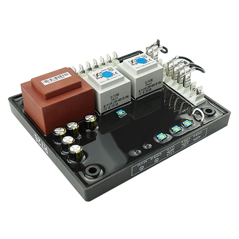 

Автоматический регулятор напряжения AVR R726 для генератора, генератор переменного тока, стабилизатор мощности для бесщеточного дизельного генератора