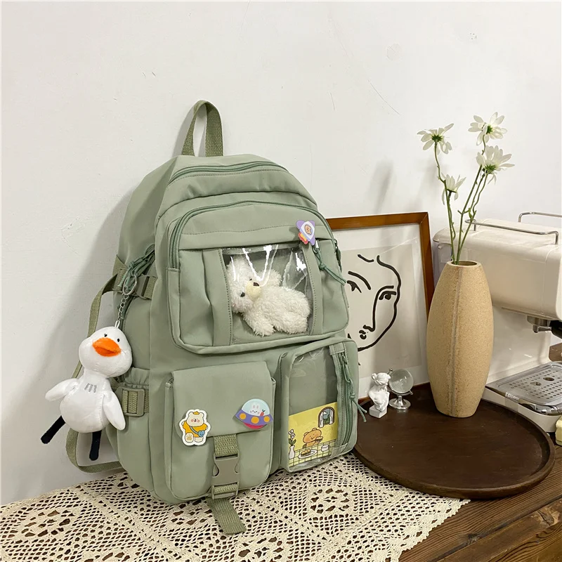 

Fashion Women Large Capacity Backpack Waterproof Nylon Female Schoolbag College Lady Laptop Backpacks Female Shoulder Bag Sac