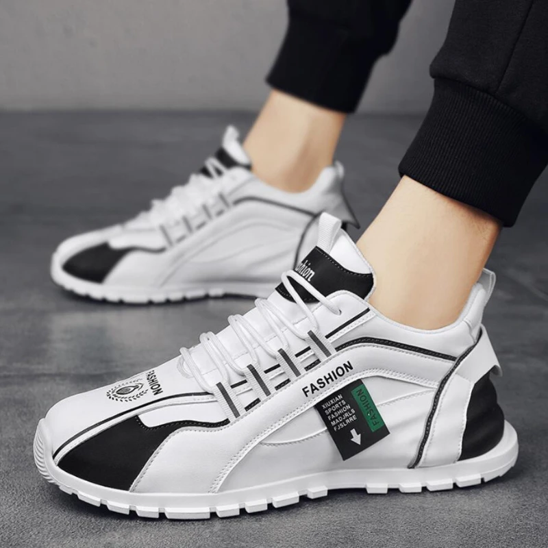 

Men Running Shoes Spring Fashion Outdoor Platform Hiking Loafers Luxury Tennis Ankle Shoes Men Casual Sneakers Tenis Para Hombre