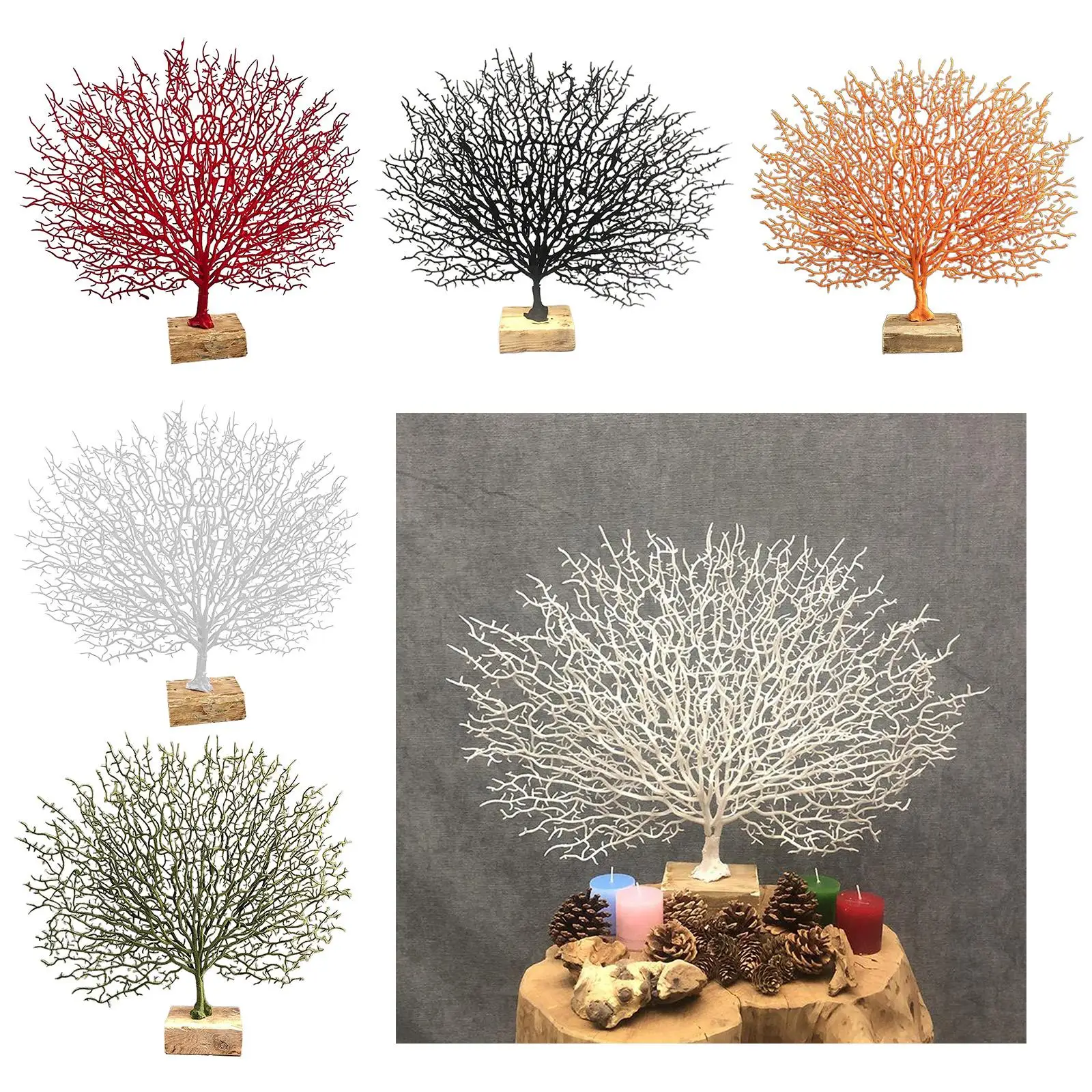 

Artificial Coral Branch Fake Tree Branches Home Wedding Decoration Ornaments