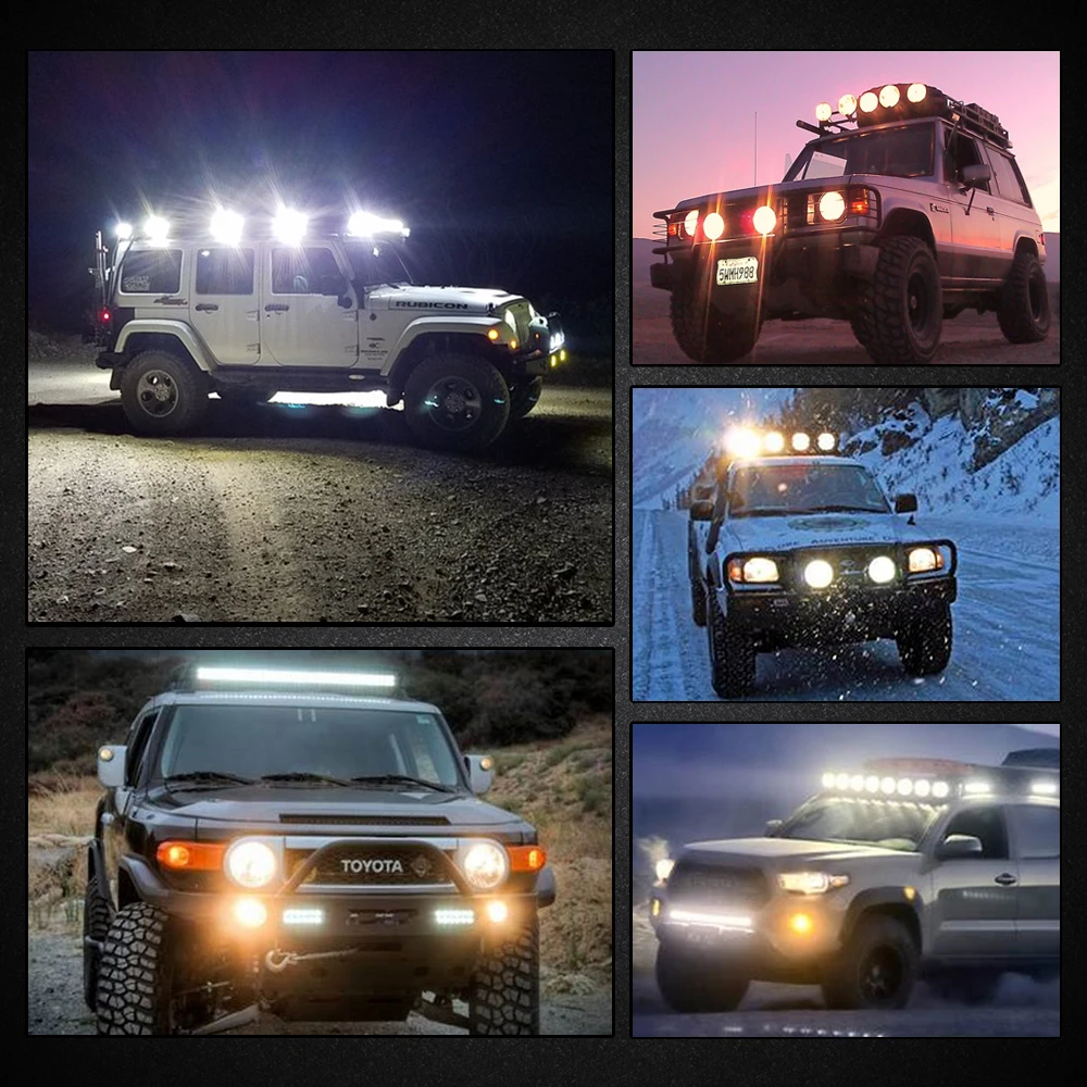 Лампа фара головного света для внедорожников мотоциклов грузовиков лодок 72 Вт