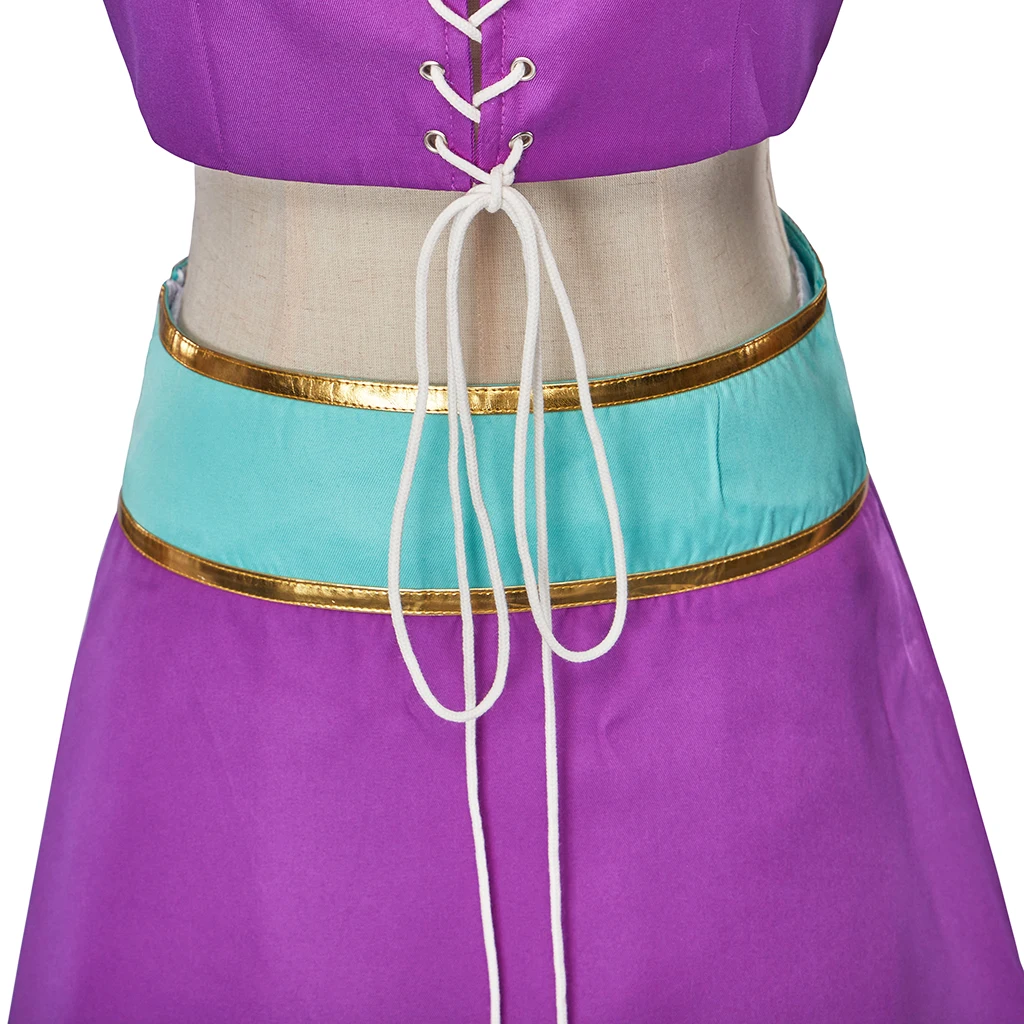 Костюм Нико из белой меховой куртки и юбки в стиле аниме