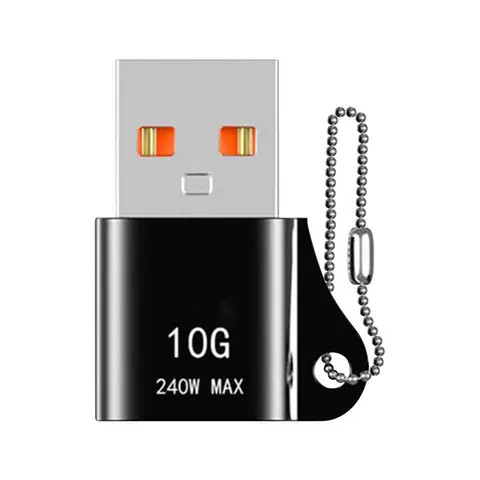 Переходник с USB на type c для iPhone 15 Pro Max, переходник OTG для зарядного устройства с USB C «мама» на USB «папа», конвертер для передачи данных и зарядки