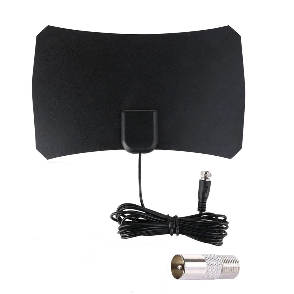 

50 Miles HD Digital TV Indoor Antenna Receiver 1080P VHF UHF Frequency Gain Booster HDTV Aerial