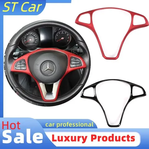 Автомобильные аксессуары, накладка на раму рулевого колеса для Mercedes Benz A B C E GLC GLA CLA Class W176 W246 W205 W213 X253 X156 C117