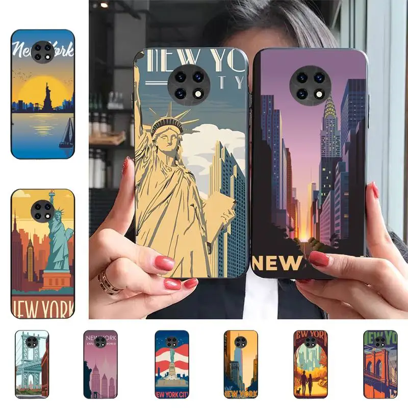 

MaiYaCa New York city Phone Case for Samsung A51 A30s A52 A71 A12 for Huawei Honor 10i for OPPO vivo Y11 cover