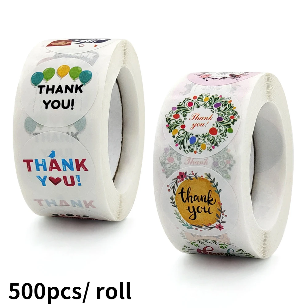 Наклейки с животными из мультфильмов 500 шт./рулон |