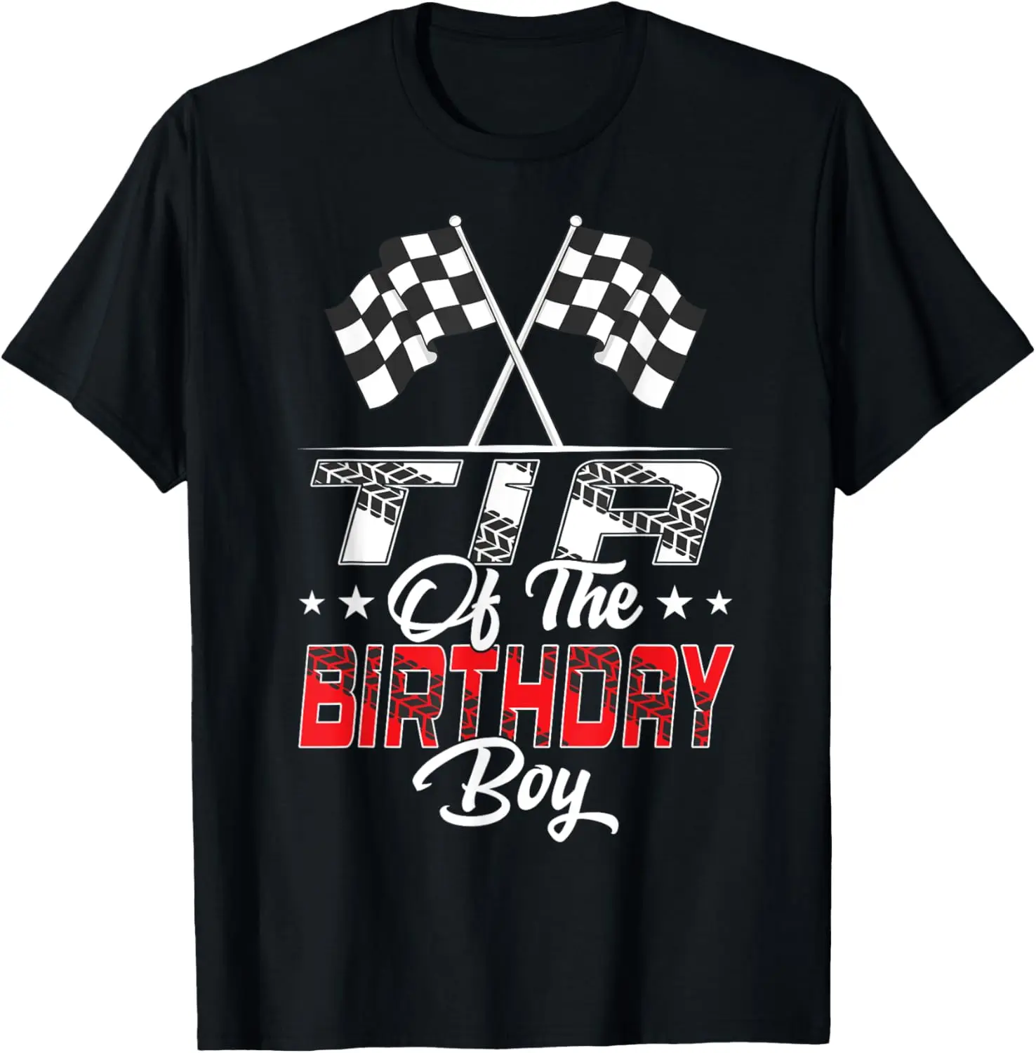 Футболка с гоночным автомобилем Tia Of The Birthday Boy Racing Family Pit Crew