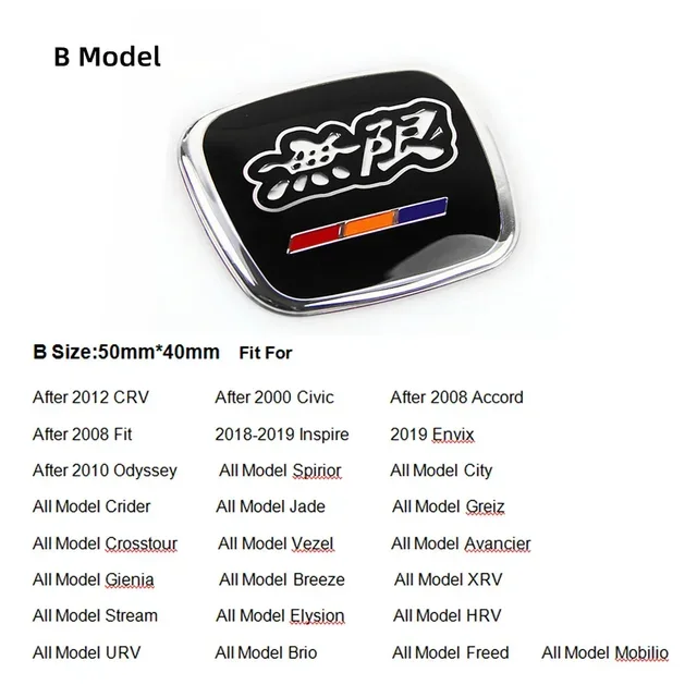 

JDM Mugen Power J's Racing модифицированные наклейки значок Автомобильная наклейка на руль эмблема подходит для Odyssey Accord City Jade Civic CRV