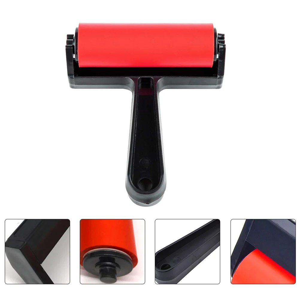 

2Pcs Practical Printing Rollers Printmaking Rollers Diamonds Drawing Tools