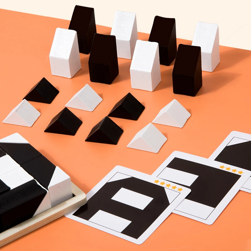 Деревянные 3d Головоломки Монтессори Геометрические Фигуры Образовательные