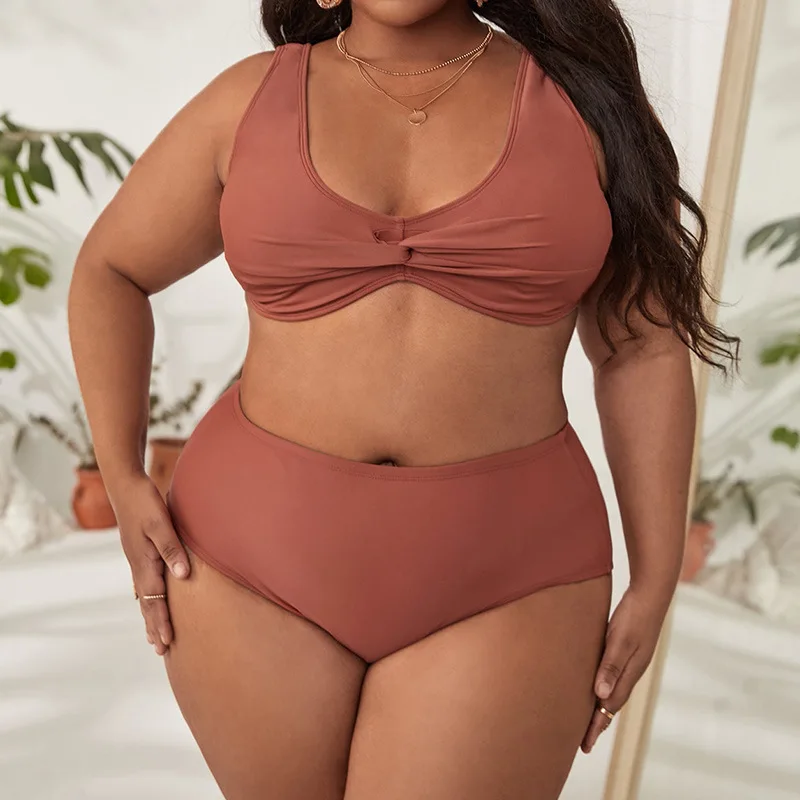 

Соблазнительное бикини с высокой талией, женский купальник, новинка 2022, купальники, однотонные купальные костюмы, бикини с пуш-ап, пляжная о...