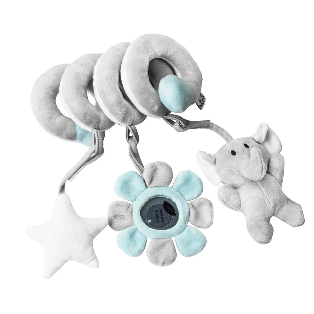 

Plush Toy Infant Bed Ornament Crib Accessories Stroller Pendent Pram Decoration Color Perception Multiple Shapes Hanging Toys
