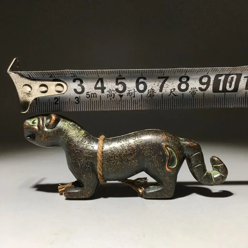 Антикварная коллекция полностью медный талисман с тигром Янлинга пара рук из