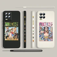 one piece japanese luffy for oppo realme 50i 50a 9i 8 pro find x3 lite gt master a9 2020 liquid left rope phone case capa cover