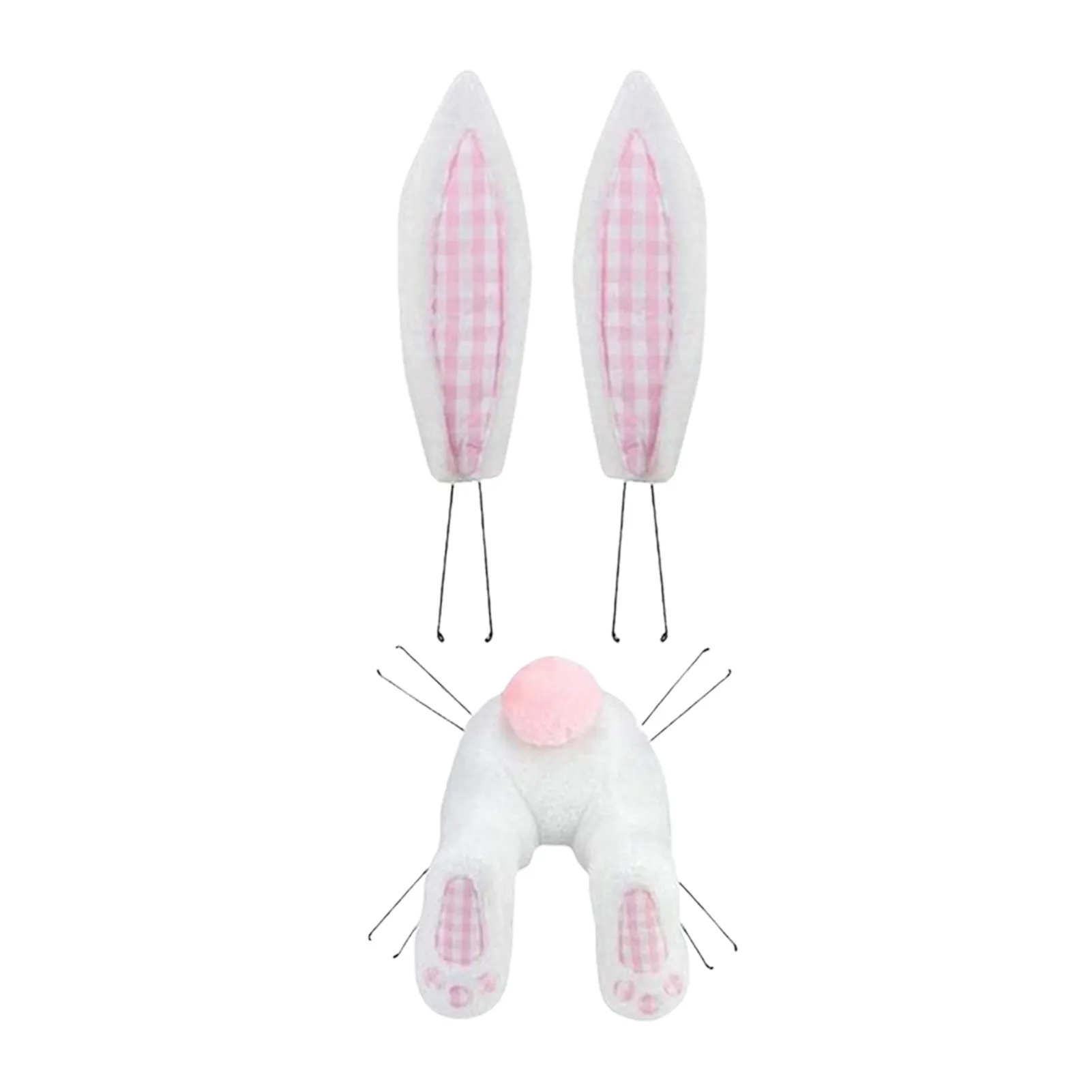 

Пасхальный кролик, украшение для куклы без лица, 2022, креативные персонализированные плюшевые куклы с кроличьими ушками, задним хвостом и ви...