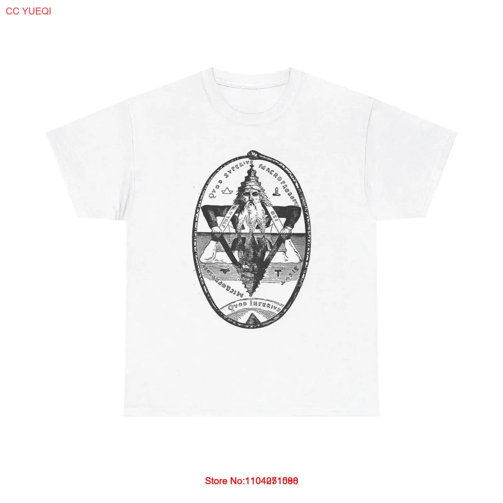 Macroprosopus T-Shirt - eliphas levi occult esoteric solomon kabbalah divine god