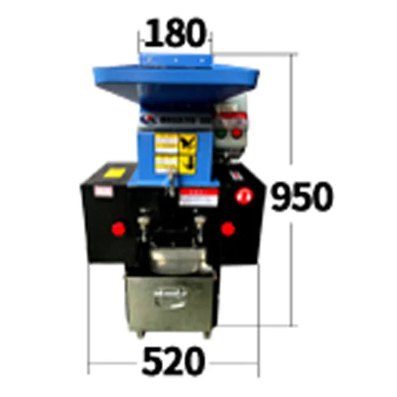 150-200 кг/ч мощный измельчитель пластика 380 В 4 кВт дробилка промышленный машина для