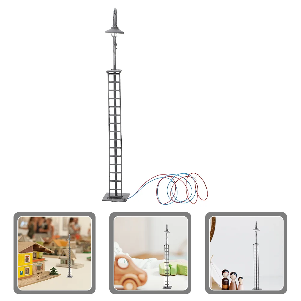 

Miniature LED Street Light Railway Train Lamp Model Signal Light Traffic Lamp Building Model Sand Table Scenery Layout Decor