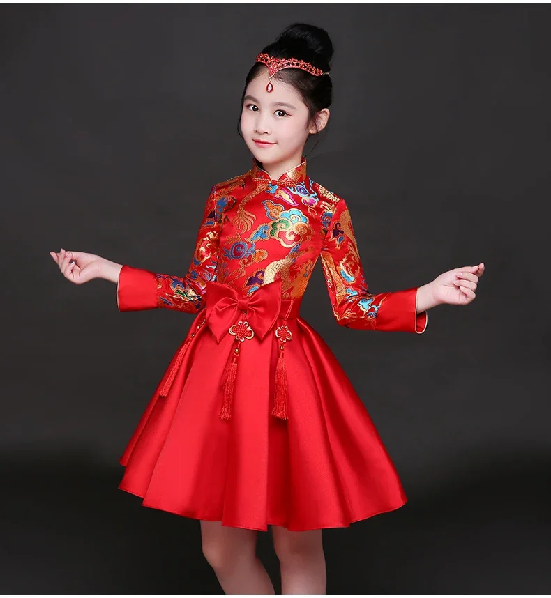 Детское платье-ципао принцессы