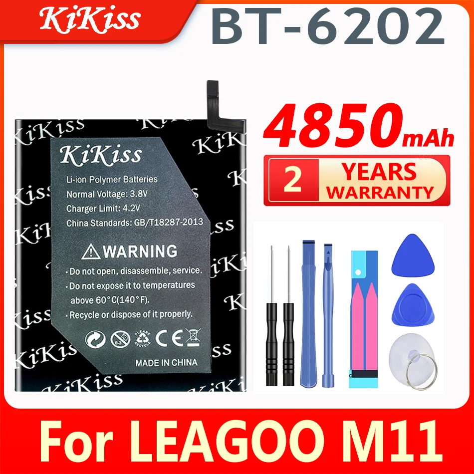 

Аккумуляторная батарея KiKiss 4850 мАч для LEAGOO M 11 M11 BT 6202 BT6202