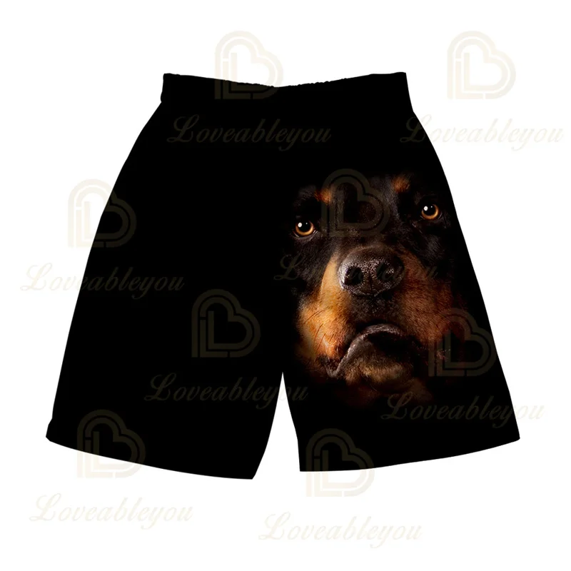 

Summer Male Breathable Shorts Puppy Cat Lion Print Sportswear Jogger Beach Workout Men Fitness Bodybuilding Shorts