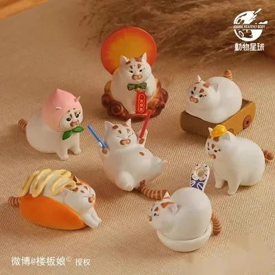 

Lou Lou Xiao Piggy Cat Series 2 Blind Box Toys Kawaii Anime Action Figure Caixa Caja Surprise Mystery Box Dolls Model Girls Gift