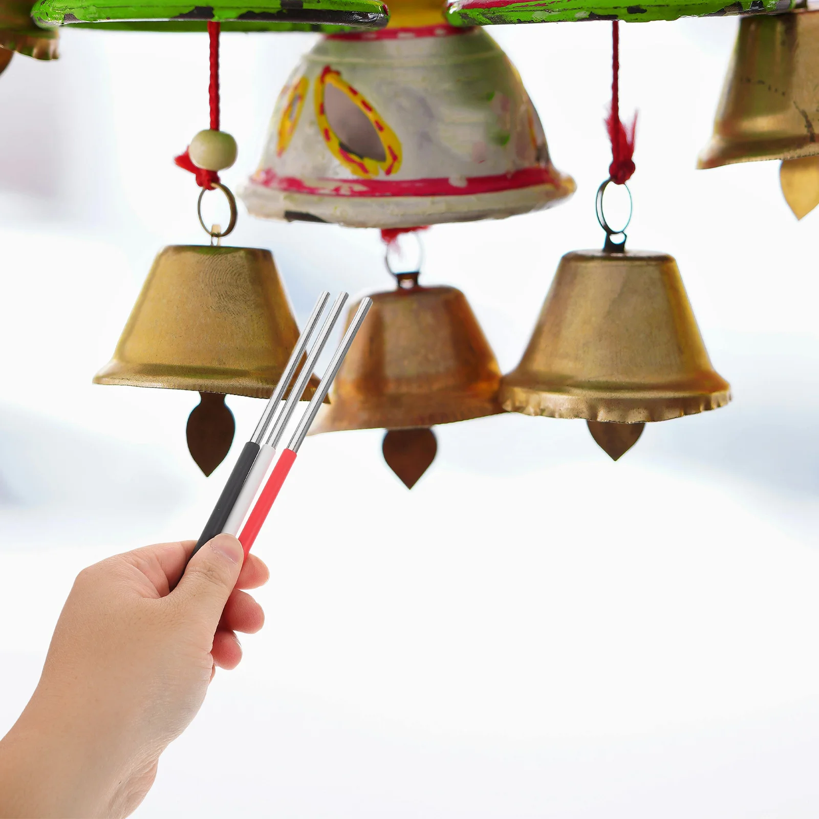 3 шт. ударник с колокольчиком треугольные принадлежности из сплава