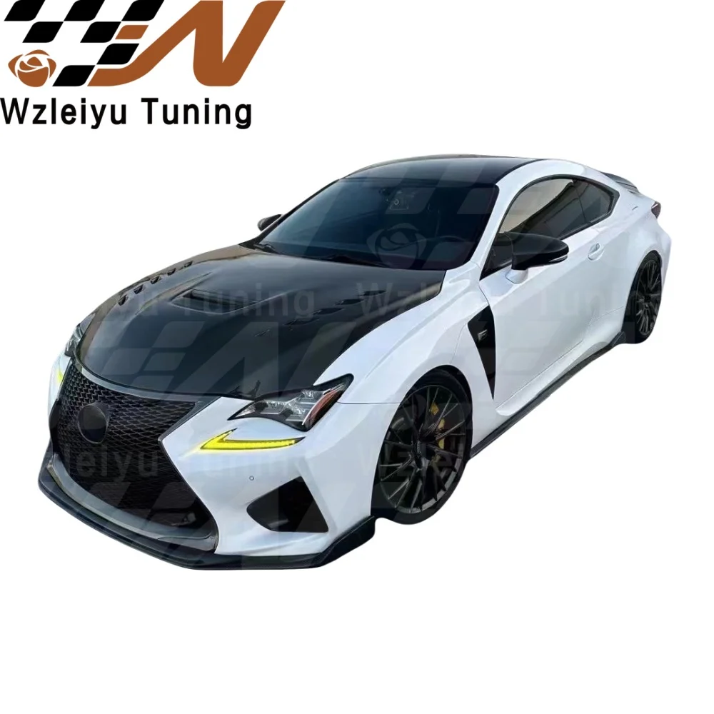 Новый стиль передний капот из углеродного волокна подходит для Lexus RCF 15-24