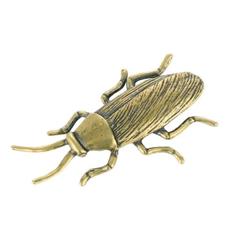 

Home decoration 3D Casting Metal Sculpture Cockroach Mini Animal DIY Computer Desk Bookshelf Desktop Router Potted plants