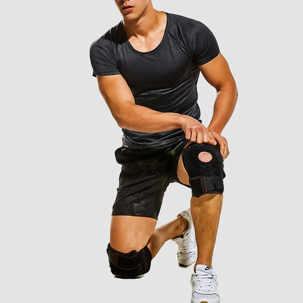 

Sports Knee Pad Knee Open Patella Stabilizer Knee Support for Men Running Basketball Tear Joint Pain 1pcs
