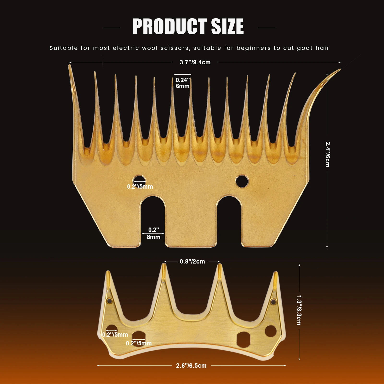 Золотые ножницы для овец Luck расческа резак бритва лезвие коз альпака
