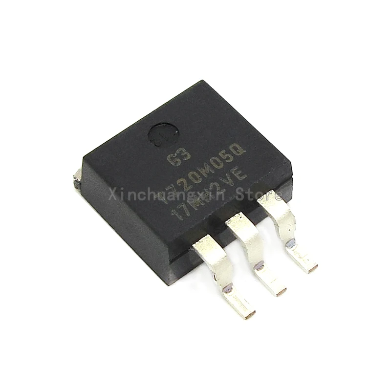 Оригинальный микросхема регулятора выпадания TL720M05QKTTRQ1 T720M05Q TL720M05-Q1 TO-263 0.4A 5V, 5 шт.