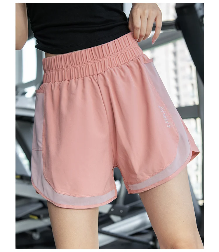 Ms summer wear shorts outside blowout go loose quick-drying tall waist band pocket fitness yoga shorts