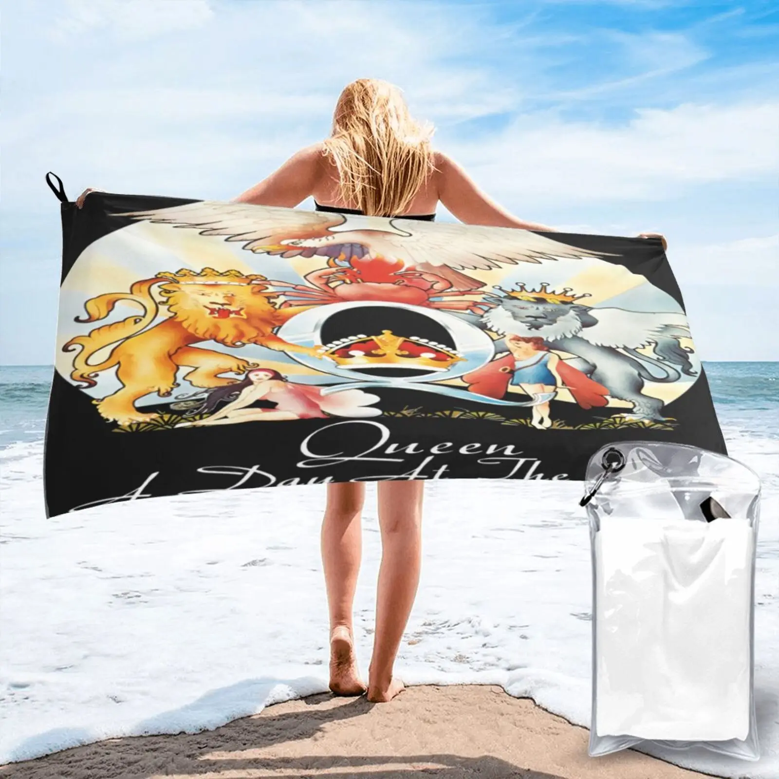 

Queen Freddie Crown Beach Towel Bath Beach Towels Xxl Beach Towel Large Bath Towel Xxl Beach Towel Spa Bathroom Furniture Sets