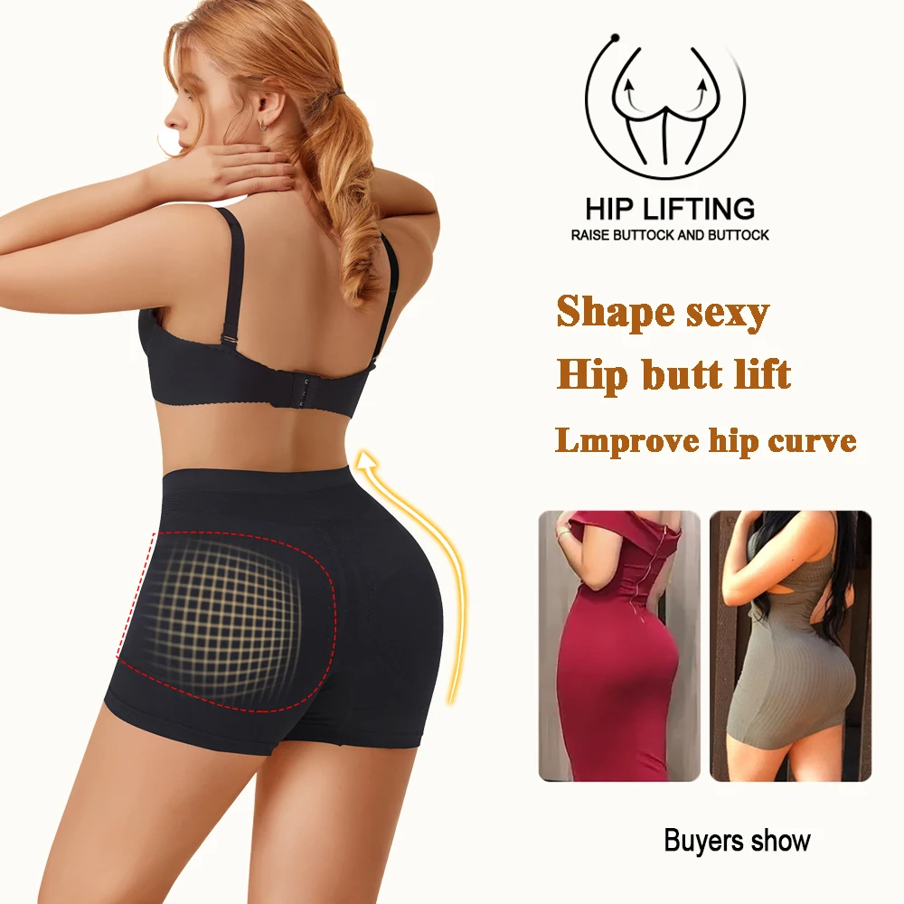 SEXYWG Body Shaper Butt Lifter Panties Women Hip Shapewear Seamless Fake Big Ass Booty Push Up Panties Hip Enhancer