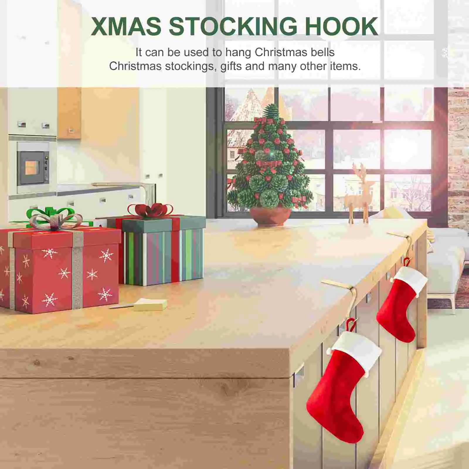 4 шт. подвесные чулки для камина декор каминной камеры вешалка гаанчо Para Esferas