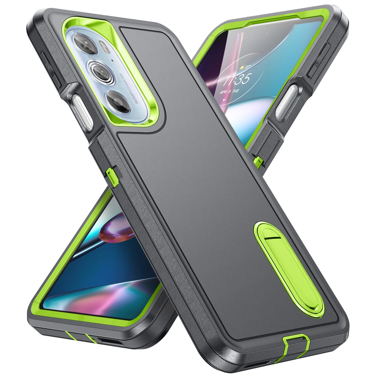 

Drop Protection Three Layer Hard Case for MOTOROLA MOTO Edge 30 Pro Anti-Knock Strong Phone Cover for MOTO Edge 30 Pro Cases