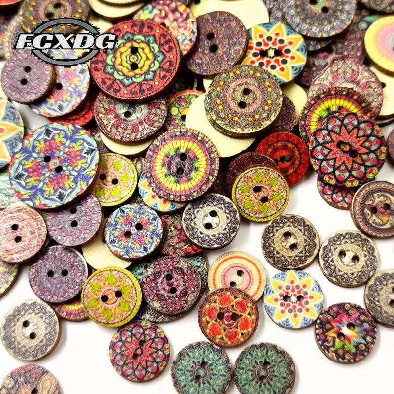 100 шт. деревянные декоративные пуговицы для мебели 15/20 мм | Дом и сад