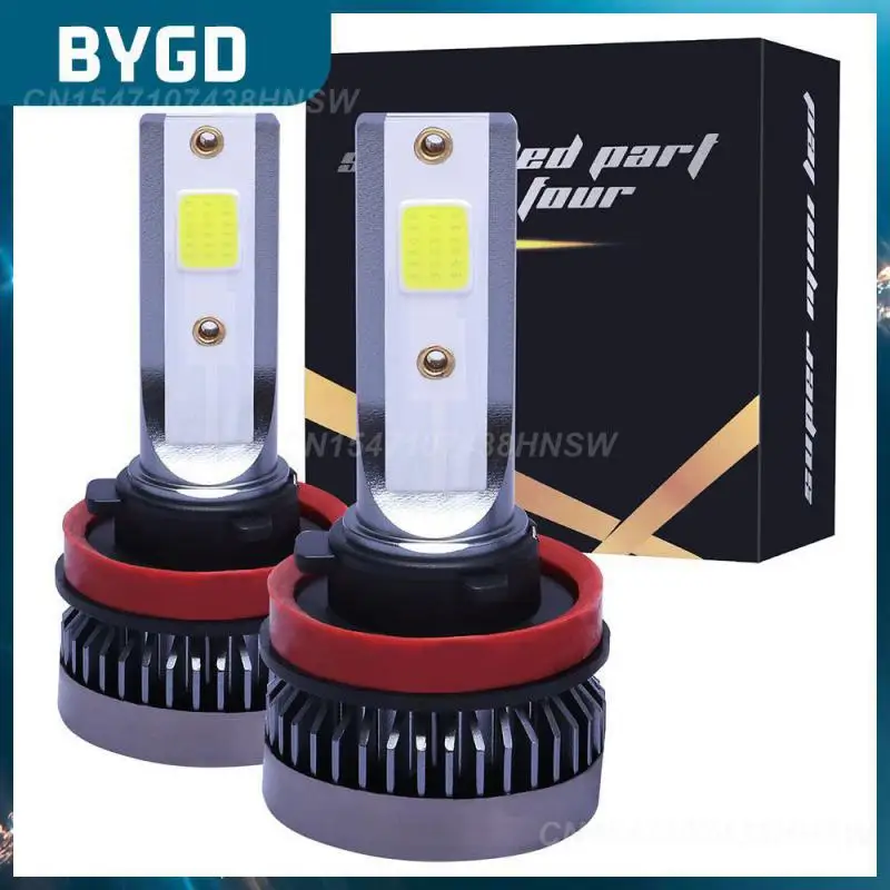 

Сверхъяркие светодиодные фары H11, H8, H9, прочные Автомобильные фары, угол освещения 360 градусов, автомобильные аксессуары, желтая стандартная ...