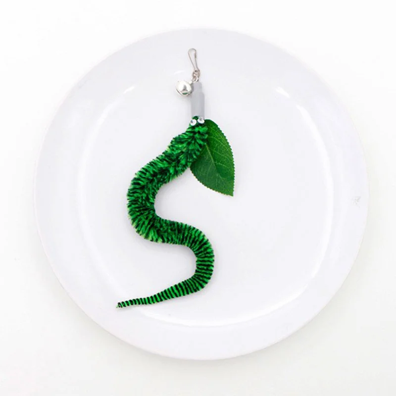 Гусеничная игрушка для кошек набор игрушек собак плюшевые черви Интерактивная