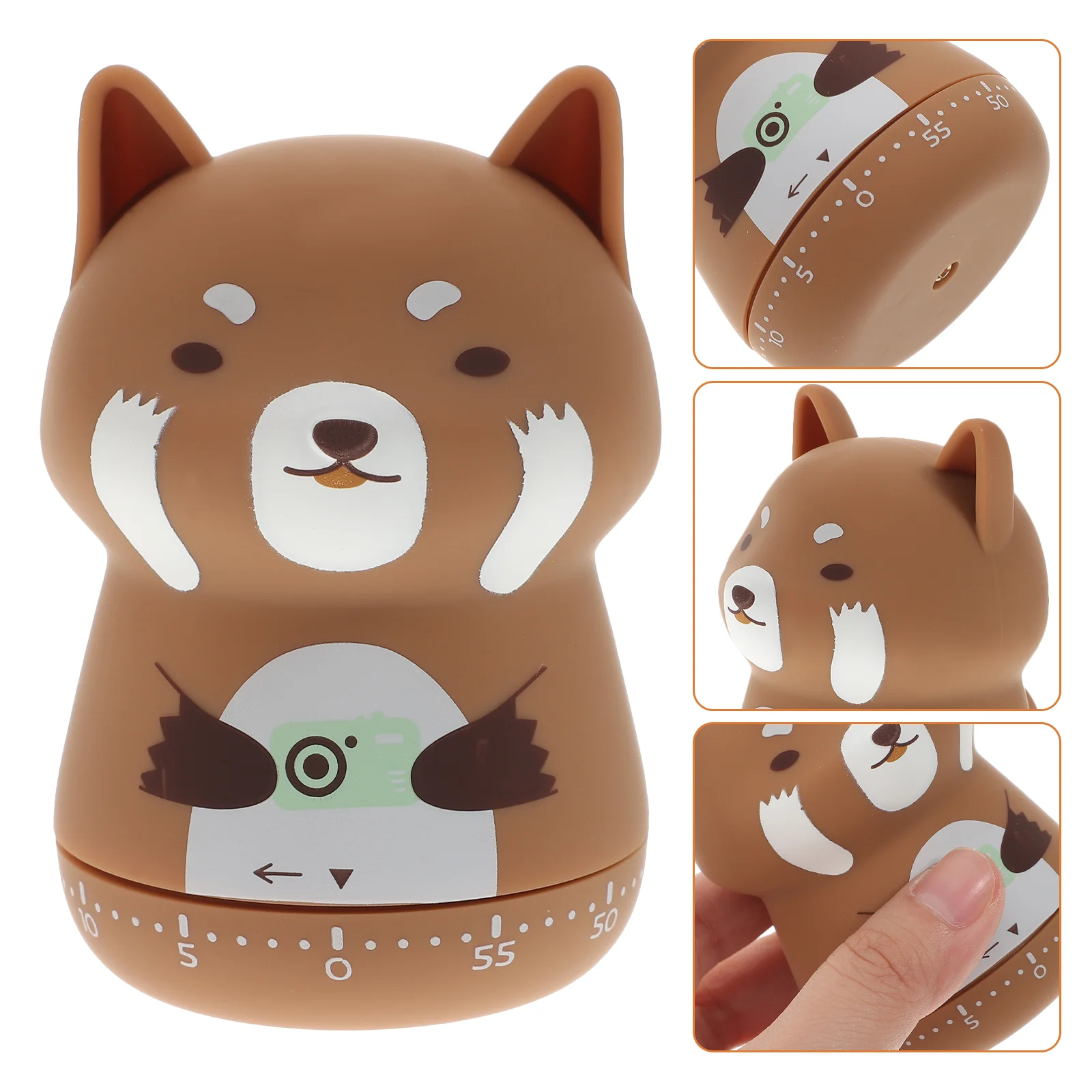 

Timer Management Tool Animal-shape Counter Device Mechanical Timing Abs Kitchen Reminder Cartoon Countdown